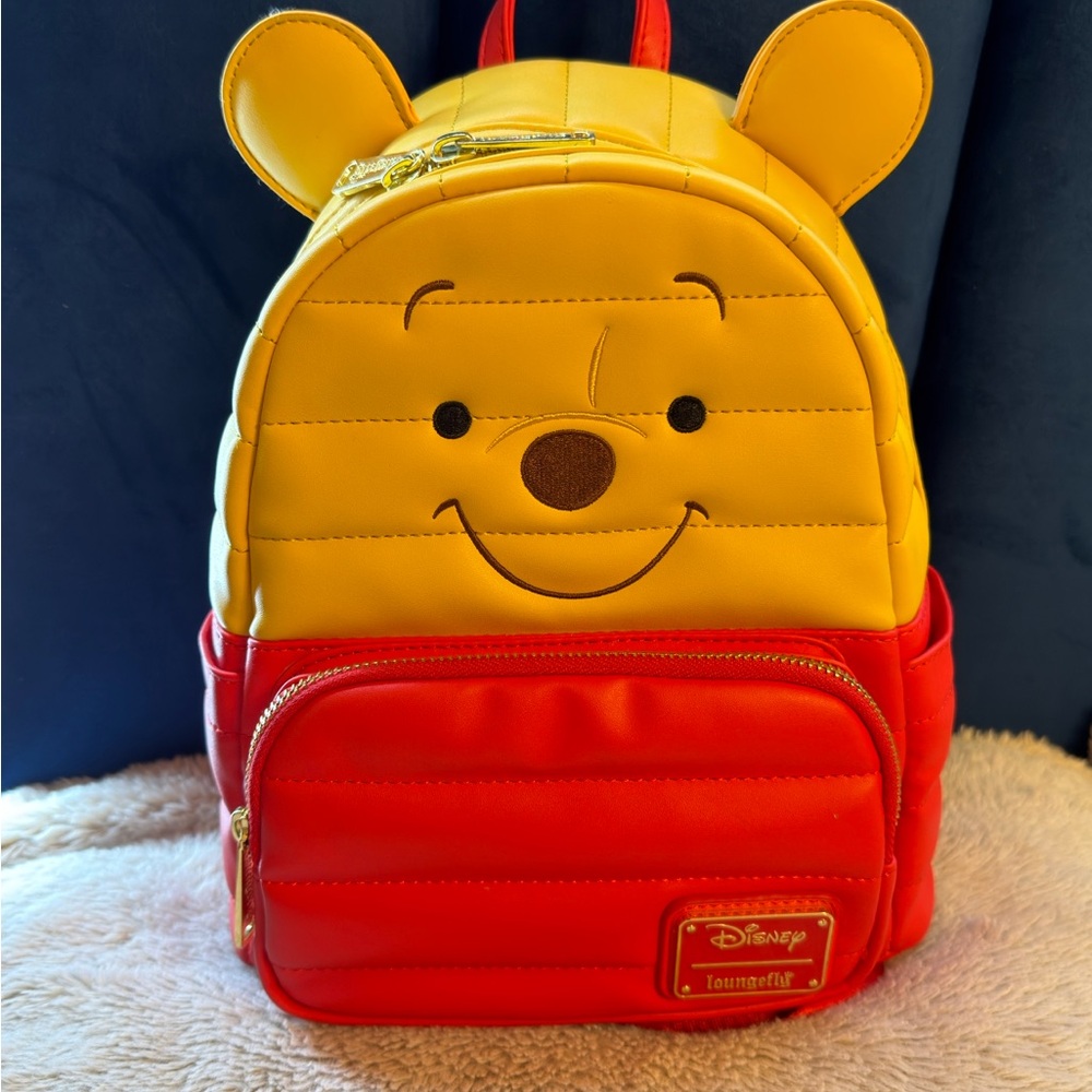 Loungefly Winnie The Pooh Puffer Figural Mini Backpack